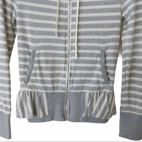 Anthroplogie Saturday Sunday Harley Ruffle Hoodie - Picture 4 of 4